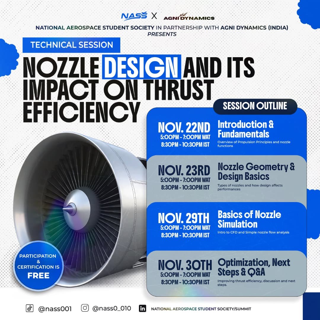 Technical Session: Nozzle Design and Its Impact on Thrust Efficiency